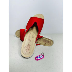 Fly Flot Red Women's Slippers Made in Italy